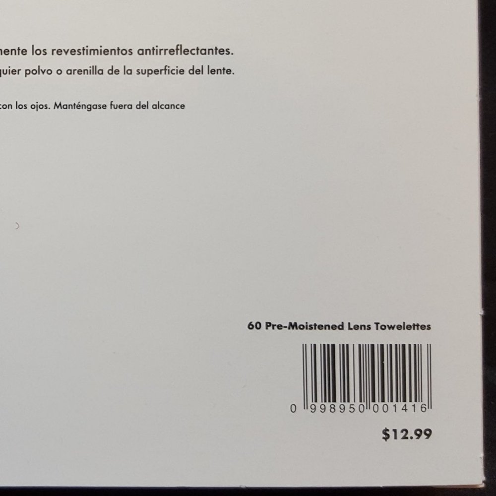 LensCrafters LENS WIPES - (2x) 60 Packs - Crafters Cleaner, camera, phone - Picture 7 of 7